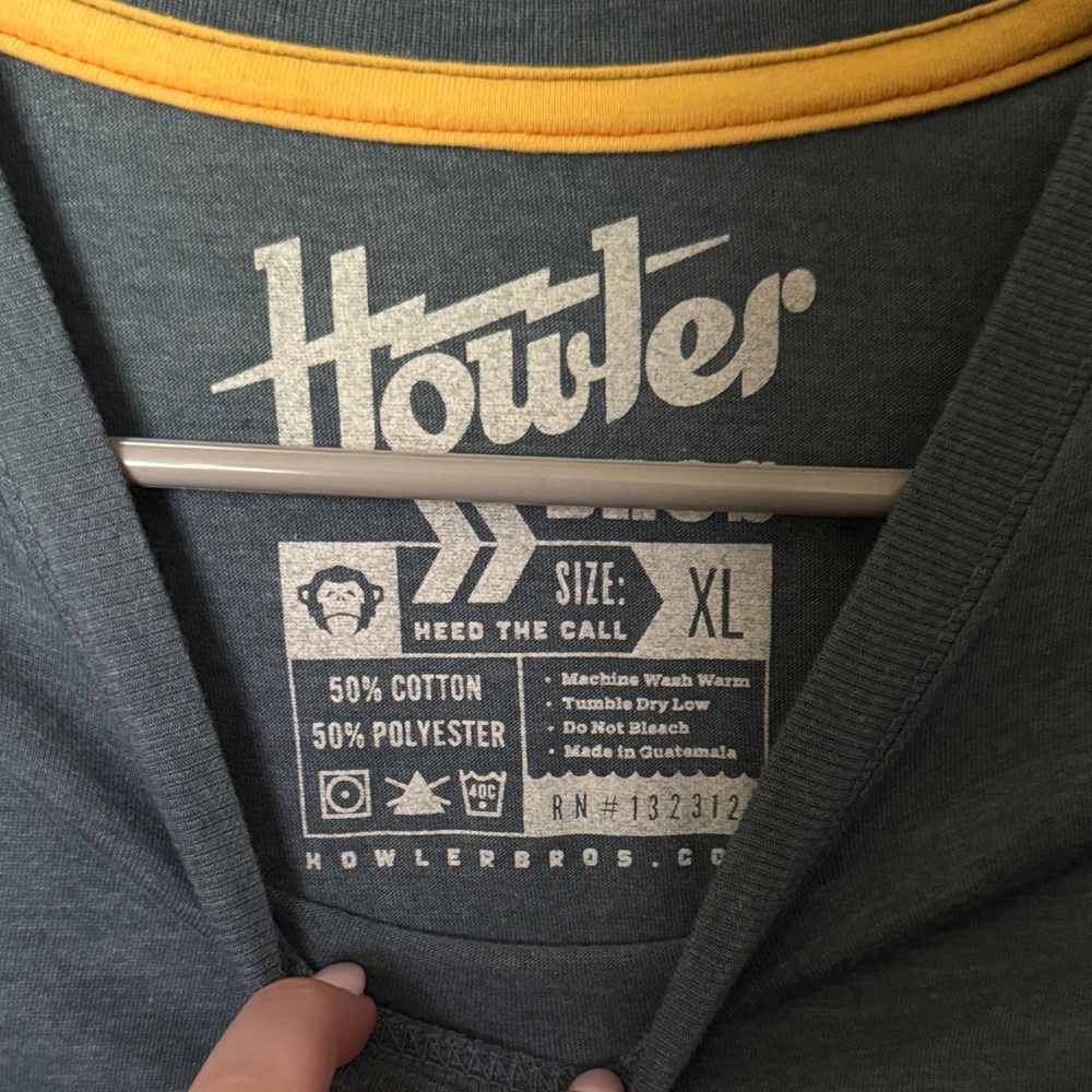 Howler Brothers Teal Monkey Graphic Tee - Picture 3 of 3